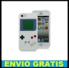 FUNDA SILICONA GAME BOY PARA IPHONE 5 5G BLANCA